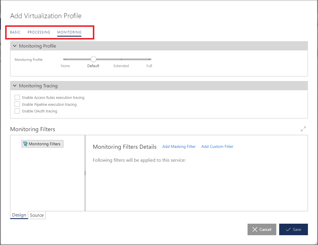 Virtualization Profiles Monitoring